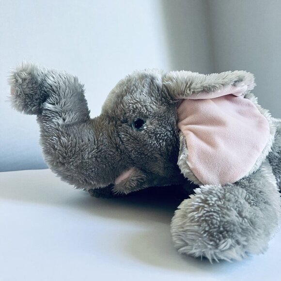 Ty Classic Teensy Large Elephant 17” Gray Floppy Plush Pink Ears No Tag VTG 2002 - Picture 3 of 7
